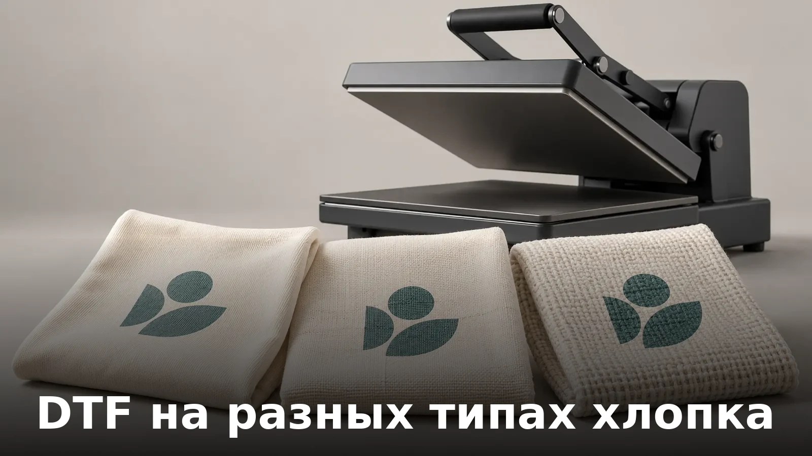 DTF на разных типах хлопка: плотность, переплетение, обработка ткани
