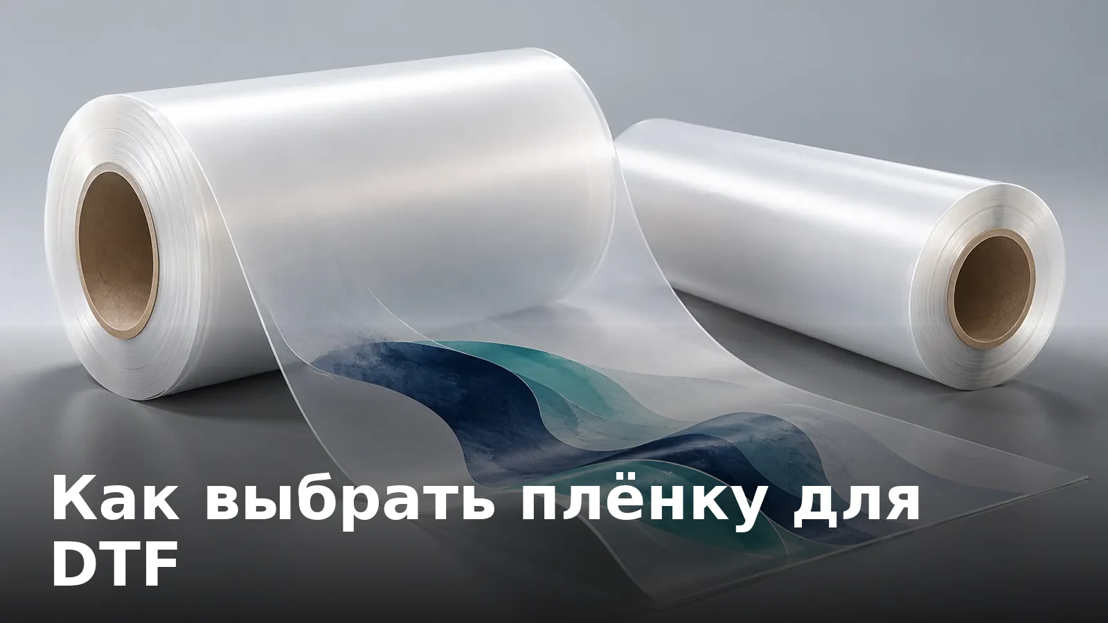 Как выбрать плёнку для DTF: горячий и холодный отрыв, плотность, ширина