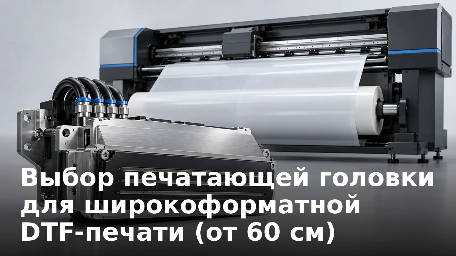 Выбор печатающей головки для широкоформатной DTF-печати (от 60 см)