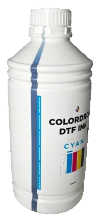 расходный материал DTF-чернила ColorDrop Cyan (Голубой) 1 л