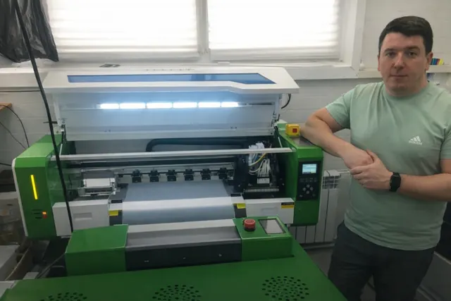 Запуск нового DTF-принтера Lecore 45 I1600*2 в г. Павлово