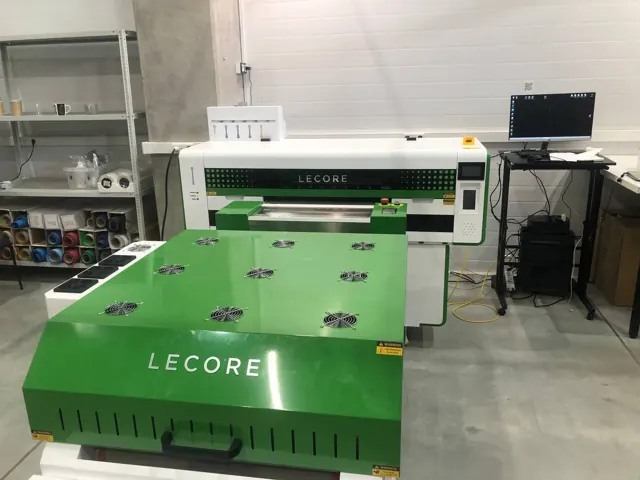 Запуск DTF-принтера LECORE 60 см i3200*2 в г. Санкт-Петербург