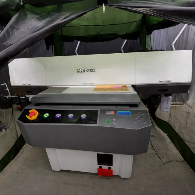 Запуск нового UV DTF-принтера MyColor 60×90 i3200×3 в г. Чита